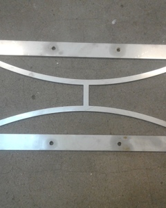 Plate w/tags - chain 5mm SST f/Shutter SR25